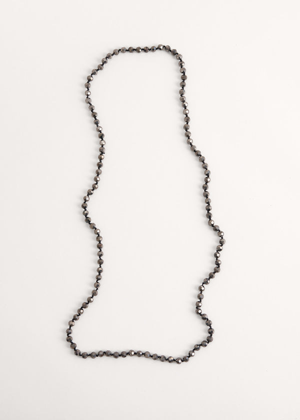 Crystal bead necklace
