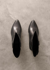 AUSTIN LEATHER BOOTS - BLACK