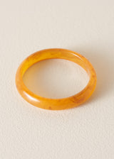 BAKER RESIN BANGLE - AMBER