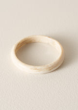 BAKER RESIN BANGLE - VINTAGE WHITE