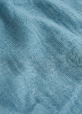 Blue wool blend scarf