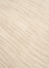 Oatmeal wool blend scarf