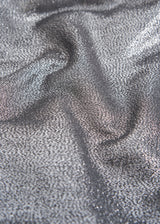 Dark silver metallic scarf
