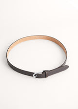 Brown leather belt
