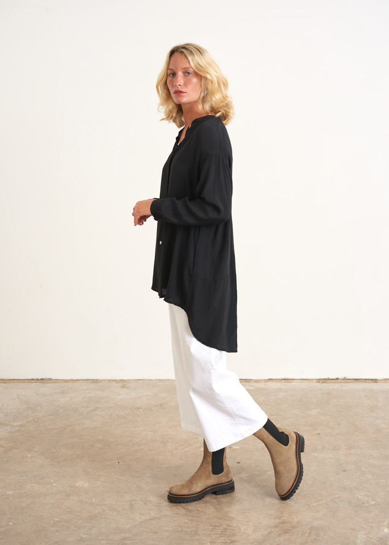 Black oversized shirt