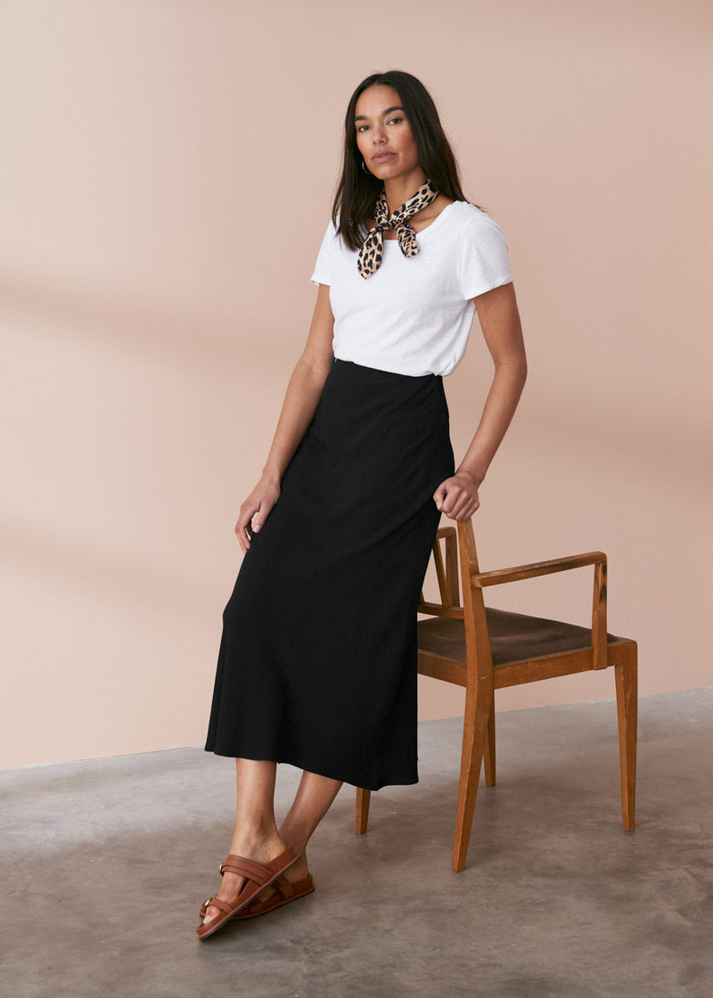 Bobbi Bias Cut Crepe Skirt Women's Skirt BUSBY FOX