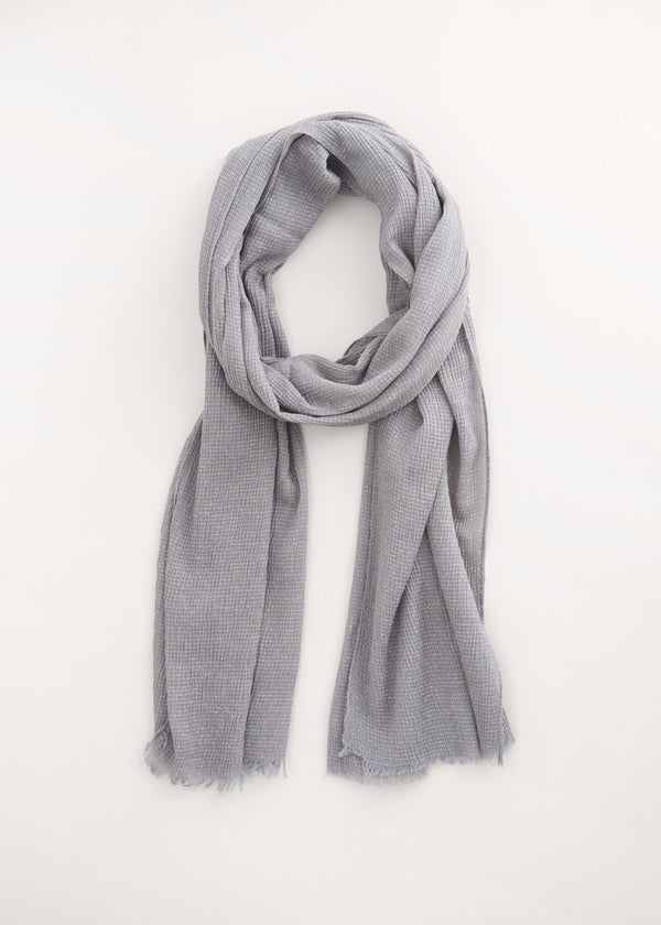 Grey cotton scarf