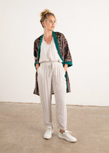 Aqua devoré jacket