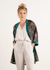 Aqua devoré jacket