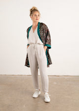 Aqua devoré jacket