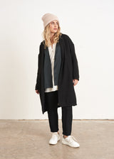 Dark blue satin waistcoat