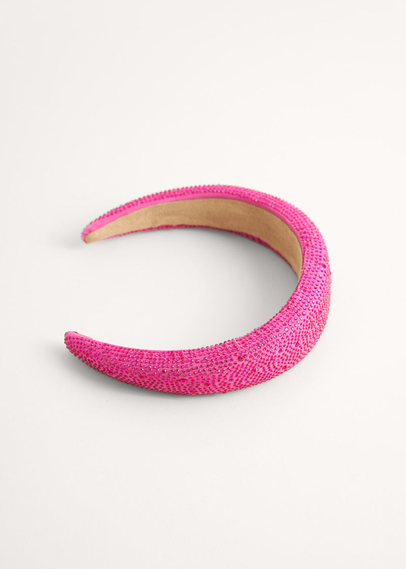 Barbie Pink crystal embellished headband