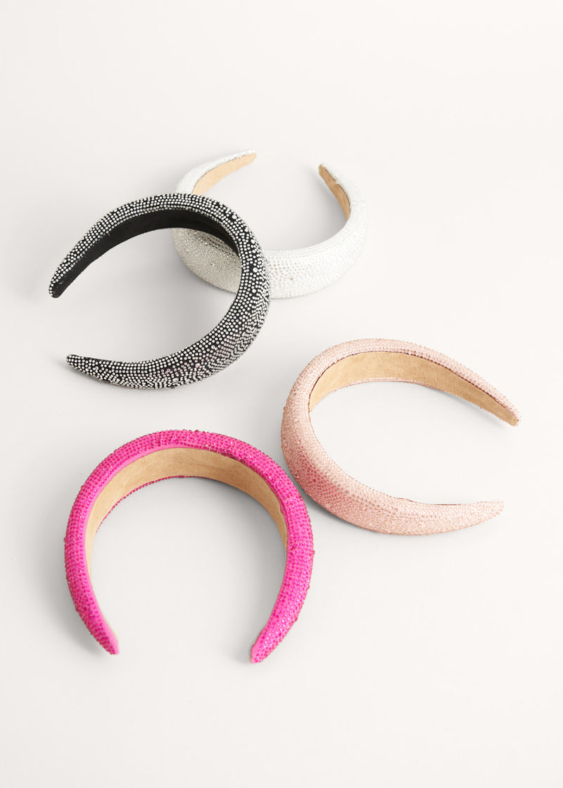 Barbie Pink crystal embellished headband