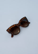 Tortoiseshell cat eye sunglasses