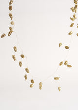 GLITTER CONE GARLAND - GOLD