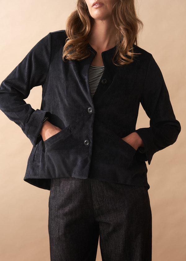 DEE CORDUROY JACKET - BLACK