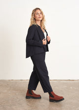 Blue black cotton jacket