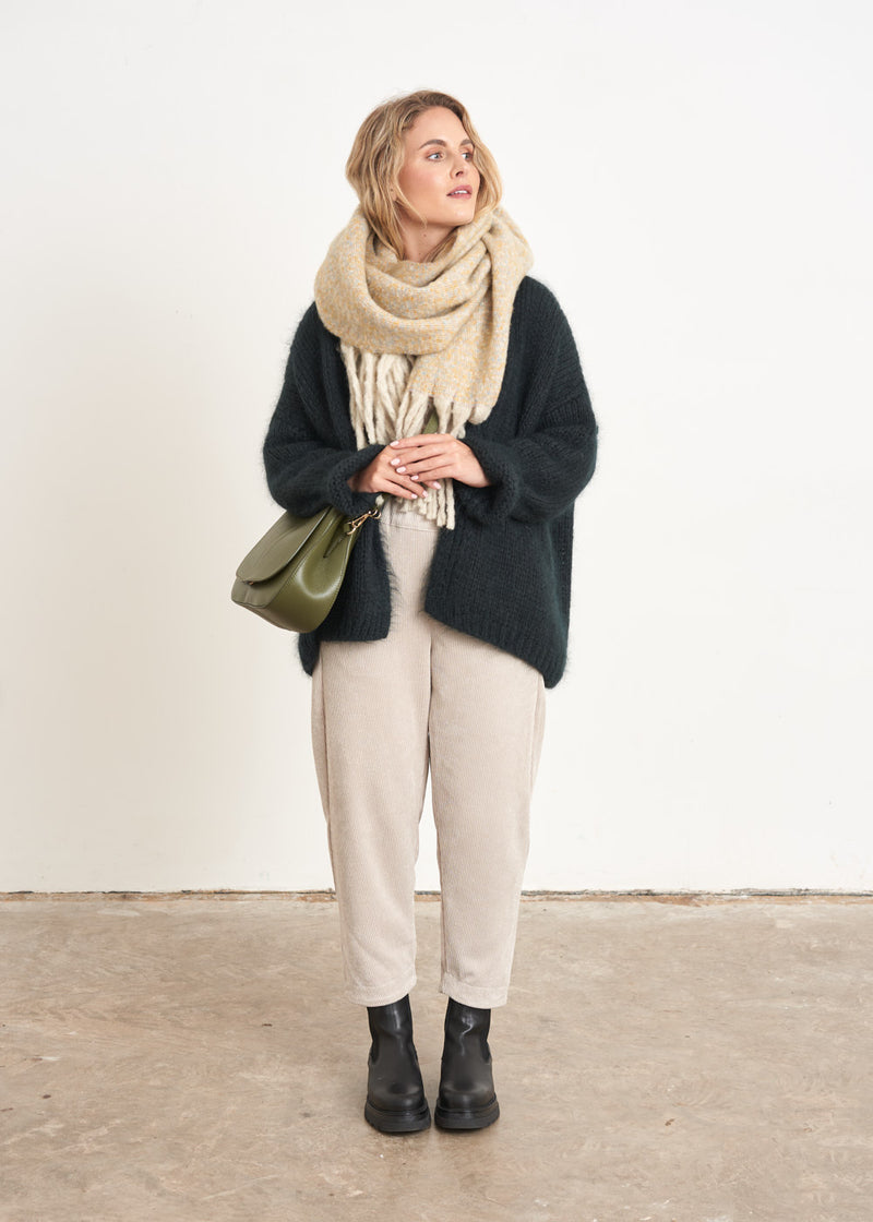 Dark blue chunky cardigan