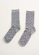 Glittery polka dot socks