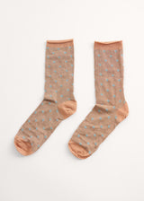 Glittery polka dot socks