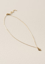 DOVE PENDANT NECKLACE - GOLD