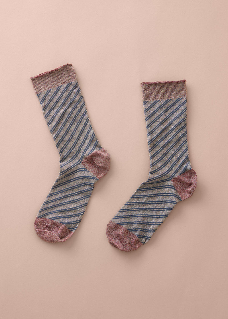 ELSE GLITTER SOCKS - BLUE