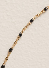 EMILIA BEADED PENDANT NECKLACE - GOLD