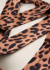 FINNIAN LEOPARD PRINT NECKERCHIEF