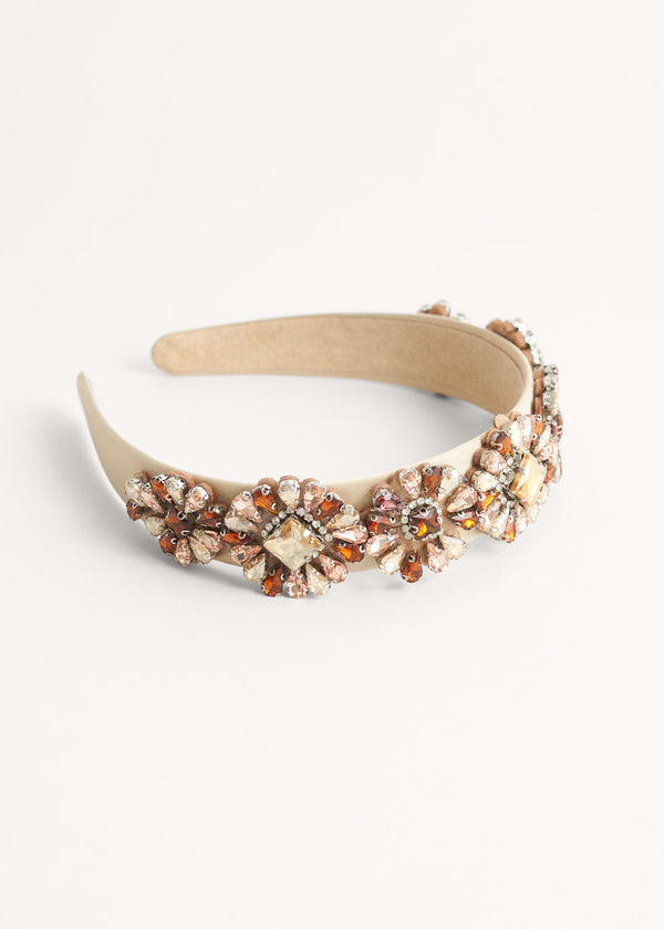 Floral jewelled headband