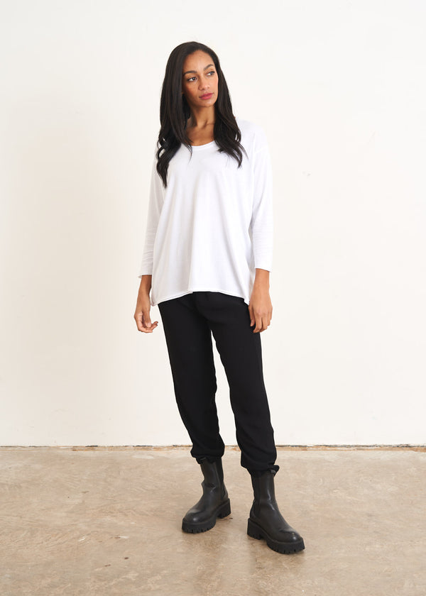 White relaxed t-shirt