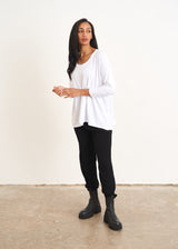 White relaxed t-shirt
