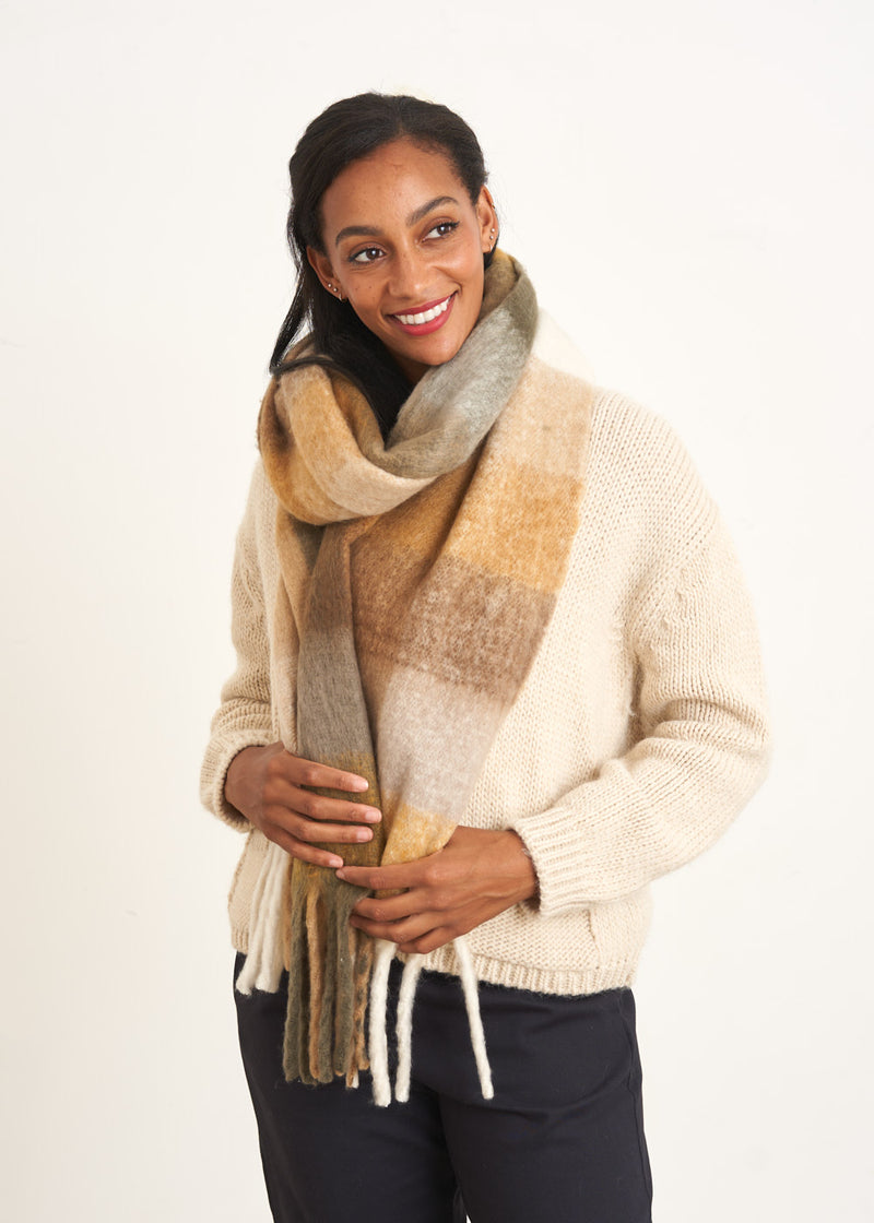 Cream boxy cardigan
