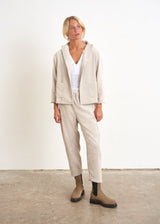 Oatmeal corduroy trousers