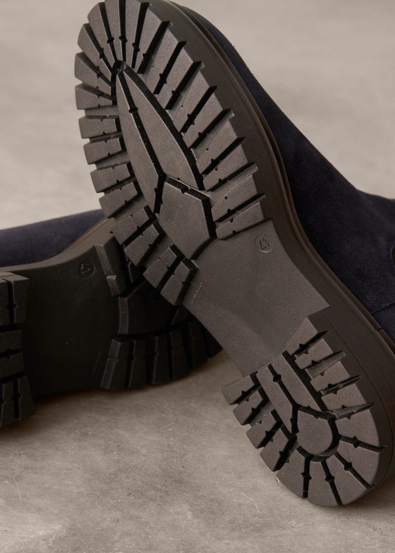 HERITAGE SHORT CHELSEA BOOT - NAVY