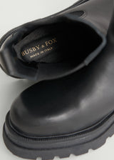 HANNAH HIGH TOP CHELSEA BOOT - BLACK