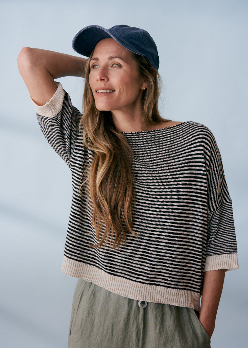 Dark blue washed cap