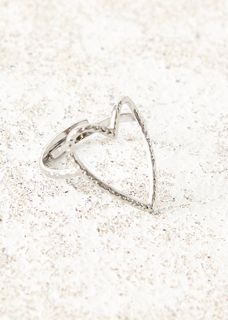 HEART RING - SILVER