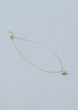 Gold heart pendant necklace