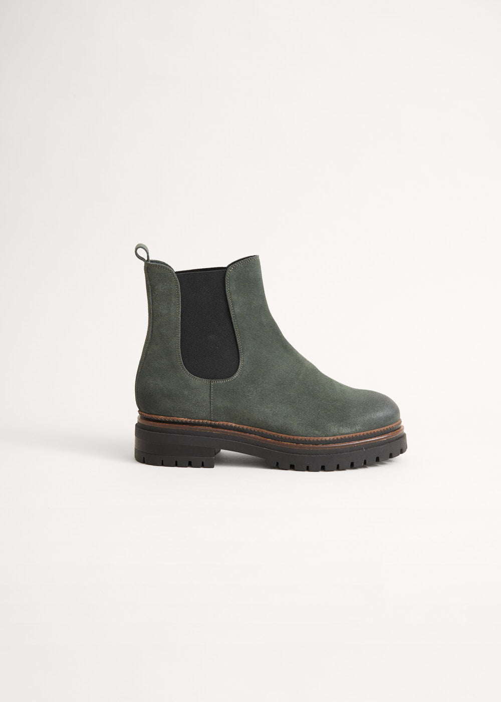 Green suede boots store