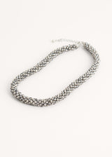 HOPE CRYSTAL NECKLACE - GREY