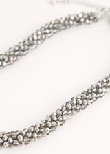 HOPE CRYSTAL NECKLACE - GREY