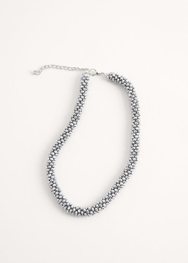 HOPE CRYSTAL NECKLACE - SILVER