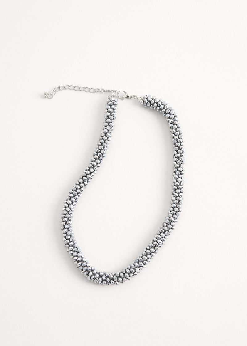 HOPE CRYSTAL NECKLACE - SILVER