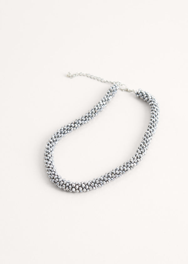 HOPE CRYSTAL NECKLACE - SILVER