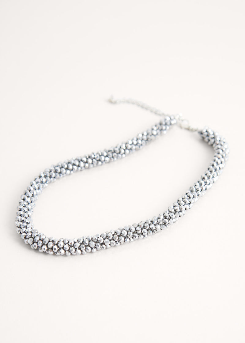 HOPE CRYSTAL NECKLACE - SILVER