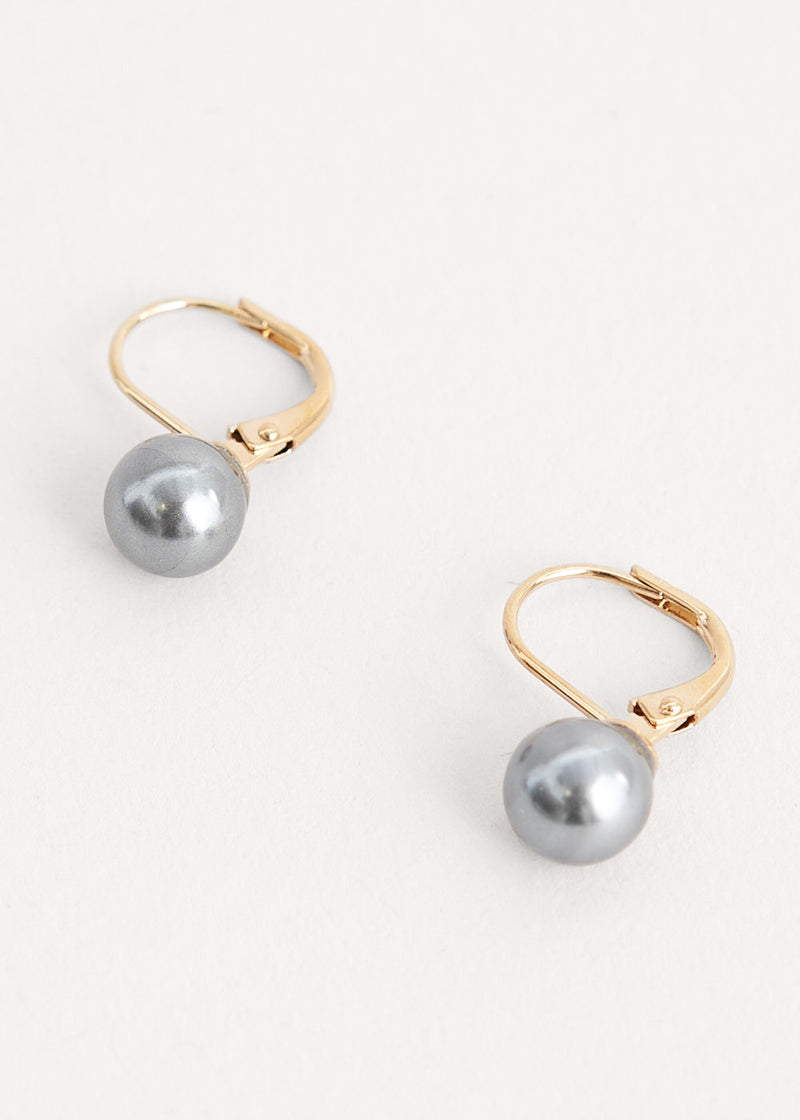 Small silver and gold earrings