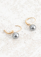 Small silver and gold earrings