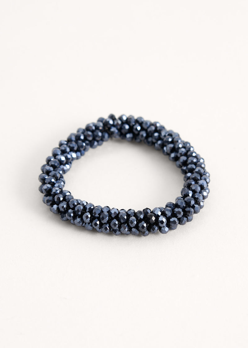 Dark blue crystal bracelet