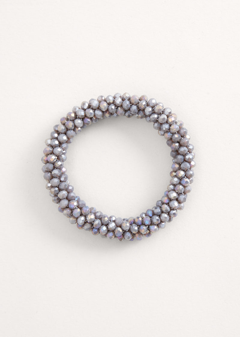 Grey crystal bracelet