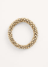 Gold crystal bracelet